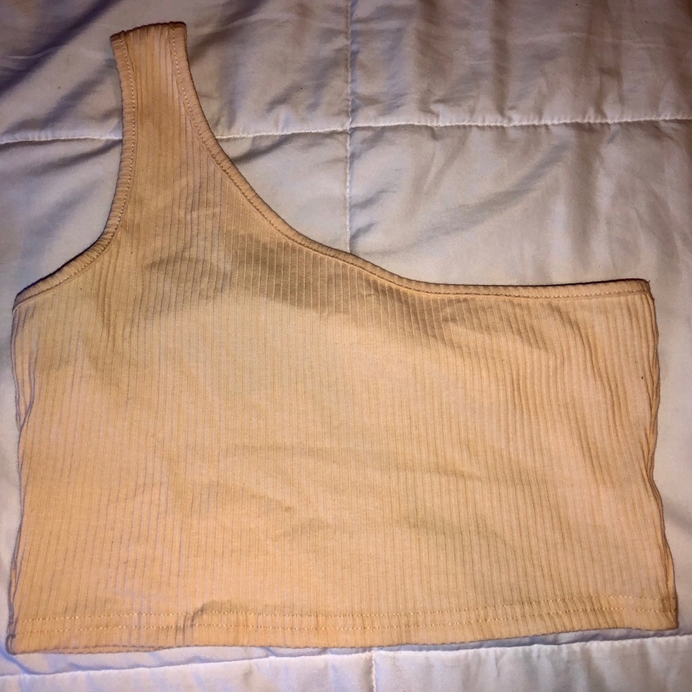 One Shoulder Crop Top